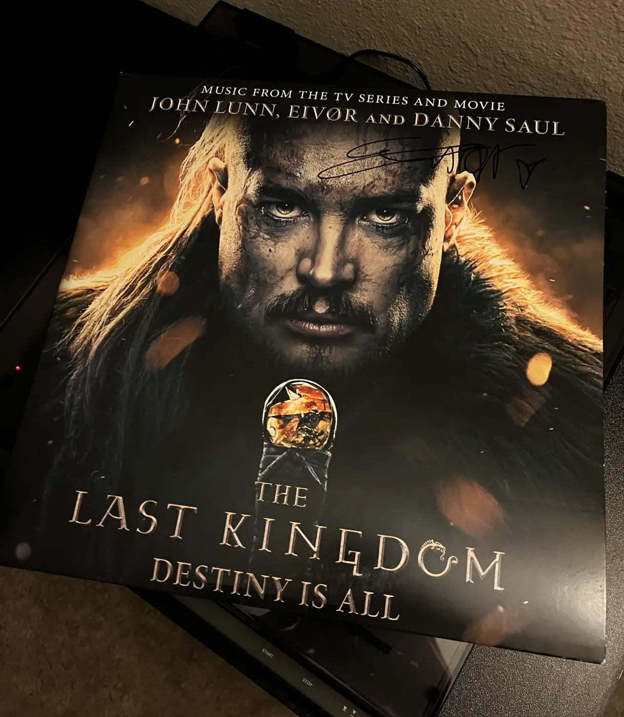 Signed "The Last Kingdom" soundtrack cover — Norse mood inspiration